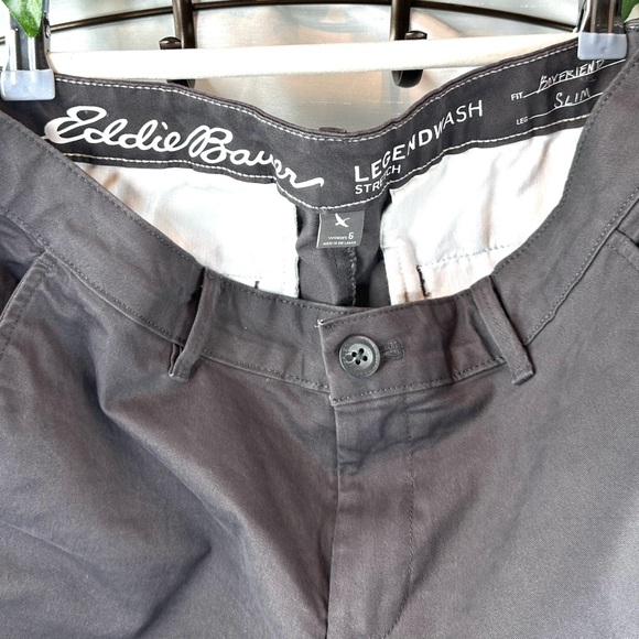 Eddie Bauer Gray Chinos Classic Cotton Blend Size 6 - Picture 8 of 14